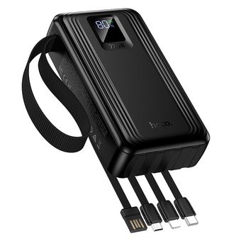  Аккумулятор внешний HOCO J173 Jingyao 22.5W+PD20W+dual lighting four cables 20000mAh черный 