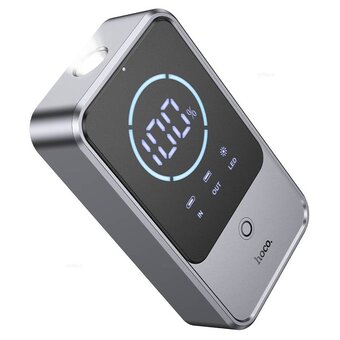  Аккумулятор внешний резервный HOCO QS7 Source smart emergency start-up power bank 10000mAh серый 