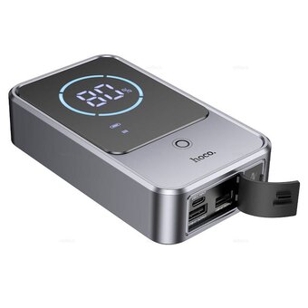  Аккумулятор внешний резервный HOCO QS7 Source smart emergency start-up power bank 10000mAh серый 