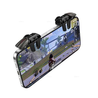  Игровой триггер для смартфона HOCO GA22 Eagle mobile game auxiliary button 2PCS pack черный 