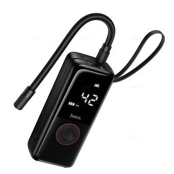  Автомобильный компрессор HOCO ZP18 Enlighten portable smart air pump черный 