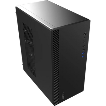  Корпус MSI Pro Shield M100P (306-7G31M21-HH9), без БП, Midi-Tower, 1x80mm, 2xUSB 3.2, 2.0, mATX, mITX Black 