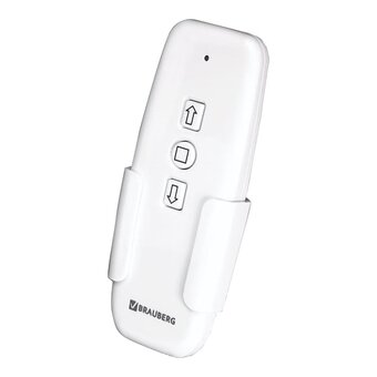  Проекционный экран BRAUBERG 236734 Moto настенный 180x240см матовый, электропривод, 4:3 