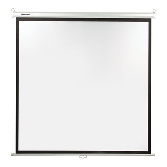  Проекционный экран BRAUBERG 236726 Wall настенный 180х180см матовый, 1:1 
