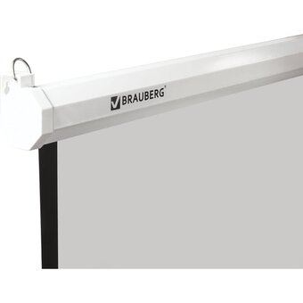  Проекционный экран BRAUBERG 236726 Wall настенный 180х180см матовый, 1:1 