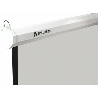  Проекционный экран BRAUBERG 236725 Wall настенный 150х150см матовый, 1:1 