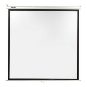  Проекционный экран BRAUBERG 236725 Wall настенный 150х150см матовый, 1:1 