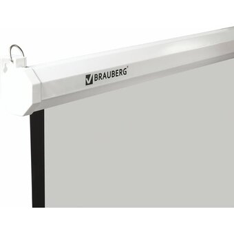  Проекционный экран BRAUBERG 236728 Wall настенный 150х200см матовый, 4:3 