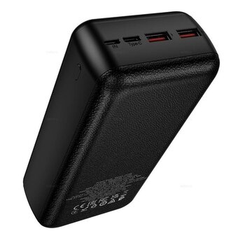  Аккумулятор внешний HOCO J159B Essence 30000mAh, PD/QC/FCP/AFC/SCP/FCC черный 