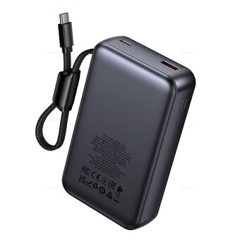  Аккумулятор внешний резервный HOCO Q54 Shine PD45W power bank with cable 20000mAh серый 
