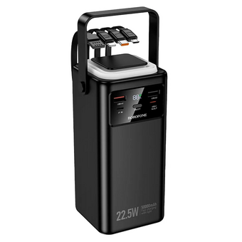  Аккумулятор внешний Borofone BJ65A High 50000mAh, PD/QC/FCP/AFC/SCP/FCC чёрный 