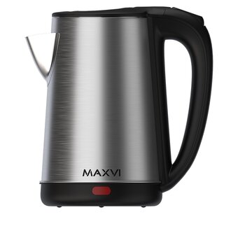  Электрочайник Maxvi KE1822S серебристо-черный 
