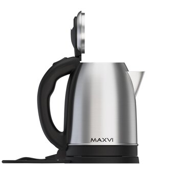  Электрочайник Maxvi KE2021S серебристо-черный 