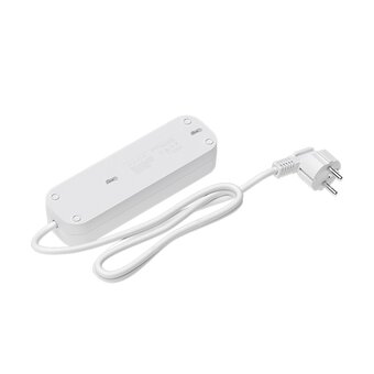  Сетевой удлинитель Maxvi PS-430, 10A, 2300Вт, 3 гнезда, с заземлением, 3м, белый 