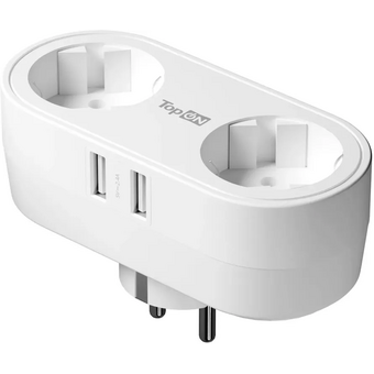  Сетевой фильтр TopON TOP-SL-822E-2A 103099 белый 