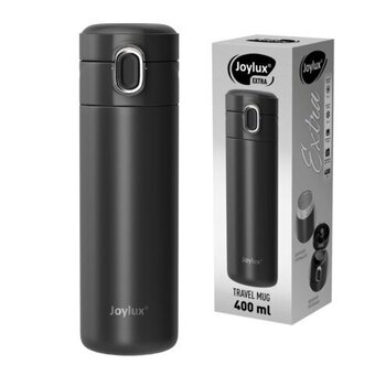  Термокружка JOYLUX Extra Style 700280 нерж, 400мл черный матовый 