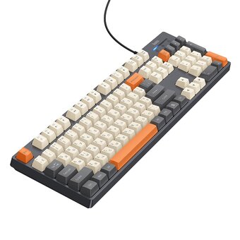  Клавиатура механическая HOCO GM61 Murphy 3-color wired keyboard russian version звездно-серый 