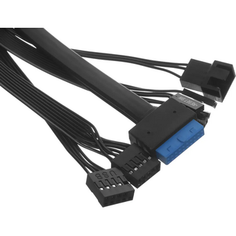  Корпус Accord ACC-ZA11B AR, без БП, ATX, черный 