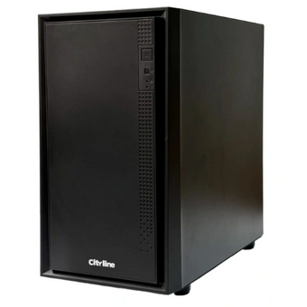  Корпус CityLine SM02BK 500w (SM02BK-500W) Black mATX 2xUSB3.0/2xUSB2.0/1x12cm Fan Rear 
