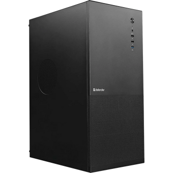  Корпус DEFENDER Apex Metal XL (25031) Miditower ATX Micro-ATX Mini-ITX W/O PSU USB1.1+3.0+Type-C+audio черный 
