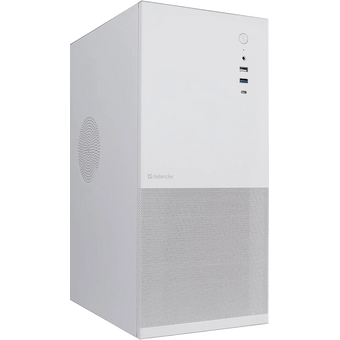  Корпус DEFENDER Apex Metal XL (25032) Miditower ATX Micro-ATX Mini-ITX W/O PSU USB1.1+3.0+Type-C+audio белый 