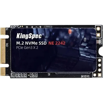  SSD KingSpec NE-128 2242, 128Gb NE Series M.2 2242 (PCIe 3x2, 950/800MBs, 3D NAND, 60TBW, 22x42mm) 