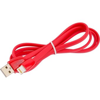  Кабель силиконовый VIXION Pro VX-12i (02977) USB-Lightning 8 pin, 1м, красный 