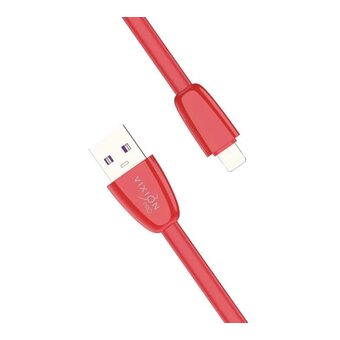  Кабель силиконовый VIXION Pro VX-12i (02977) USB-Lightning 8 pin, 1м, красный 