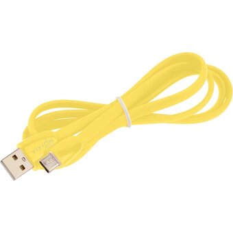 Кабель силиконовый VIXION Pro VX-12c (03035) USB-Type-C, 1м, желтый 