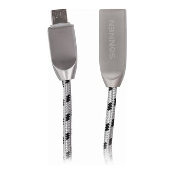  Кабель SONNEN 513125 USB 2.0-micro USB, 1м Premium медь 