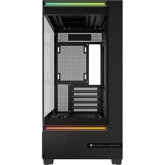  Корпус Thermalright TL-M10 Vision Black, без БП, Mini-Tower, TG, LCD, ARGB, no fans, 2xUSB-A 3.0, 1xUSB Type-C, mATX, mITX 