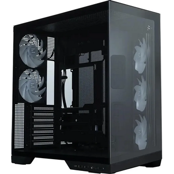  Корпус ZALMAN D50, ATX, Black, Window, 1xCombo (2.5'' or 3.5''), 2x2.5'', 2x3.5'', 1xUSB Type-C, 2xUSB3.0, Side 3x120 ARGB, Rear 2x120 ARGB 