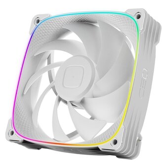  Вентилятор Geometric Future Squama 3003W-12 White (1F3003W112000) 120mm / ARGB, PWM, 120x120x30 mm, 800-2300 RPM, 84.0 CFM, 35.8 dBA 