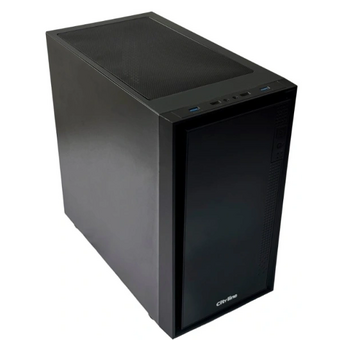  Корпус CityLine SM02BK 500w (SM02BK-500W) Black mATX 2xUSB3.0/2xUSB2.0/1x12cm Fan Rear 