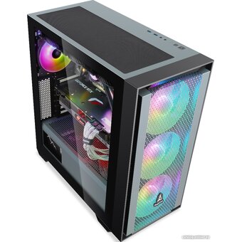  Корпус Segotep Gank 360 ATX без БП Black 