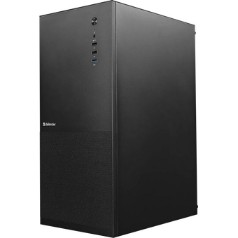 Корпус DEFENDER Apex Metal XL (25031) Miditower ATX Micro-ATX Mini-ITX W/O PSU USB1.1+3.0+Type-C+audio черный 