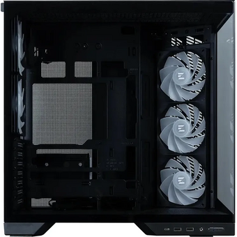  Корпус ZALMAN D50, ATX, Black, Window, 1xCombo (2.5'' or 3.5''), 2x2.5'', 2x3.5'', 1xUSB Type-C, 2xUSB3.0, Side 3x120 ARGB, Rear 2x120 ARGB 