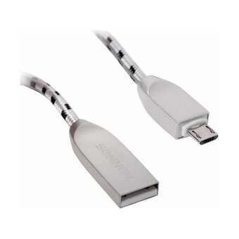  Кабель SONNEN 513125 USB 2.0-micro USB, 1м Premium медь 