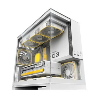  Корпус Geometric Future Model 3 White (1AM3NZWT00100) / mATX 