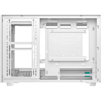  Корпус Deepcool CH260 Wood WH, TG, mini-ITX, mATX, белый 