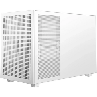 Корпус Deepcool CH260 Wood WH, TG, mini-ITX, mATX, белый 