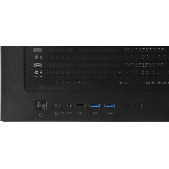  Корпус Accord ACC-ZA11B AR, без БП, ATX, черный 