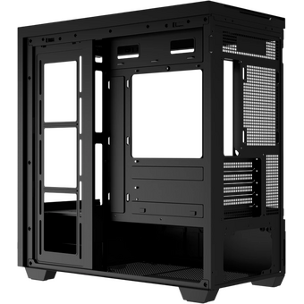  Корпус Thermalright TL-M10 Vision Black, без БП, Mini-Tower, TG, LCD, ARGB, no fans, 2xUSB-A 3.0, 1xUSB Type-C, mATX, mITX 
