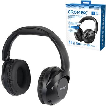  Наушники беспроводные CROMEX HP-043B черные 