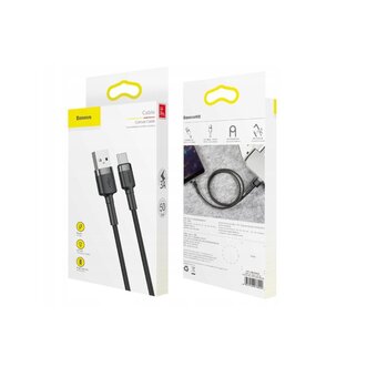  Кабель Baseus CATKLF-AG1 USB-Type-C Cafule 50см чёрный 