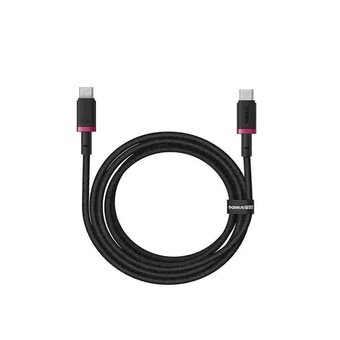  Кабель Baseus P10377803U01-01 Type-C-Type-C Dura Series 100W 1м красно-чёрный 