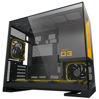  Корпус Geometric Future Model 3 Black Gray with fans (1AM3NZBK00110) / mATX / 5x120mm ARGB fans 