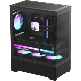  Корпус Formula Crystal Z1 Plus AR V2 (crystal z1+ black ar v2), без БП, ATX, черный 