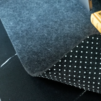  Коврик для мыши Geek Nook 20240407 120х60см Dark Gray Felt Mouse pad 