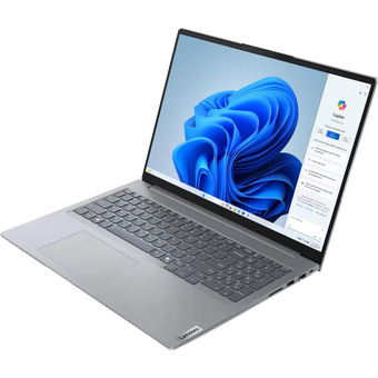  Ноутбук Lenovo ThinkBook 16 G7 ARP (21MW009VAK) 16"WUXGA IPS, AMD R5-7535HS, 16Gb, 512Gb SSD, FHD Cam+IR, 45Whr, no OS, серый 